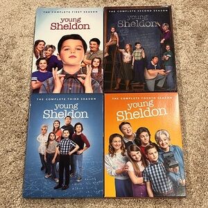 Young Sheldon Seasons 1-4 DVDs